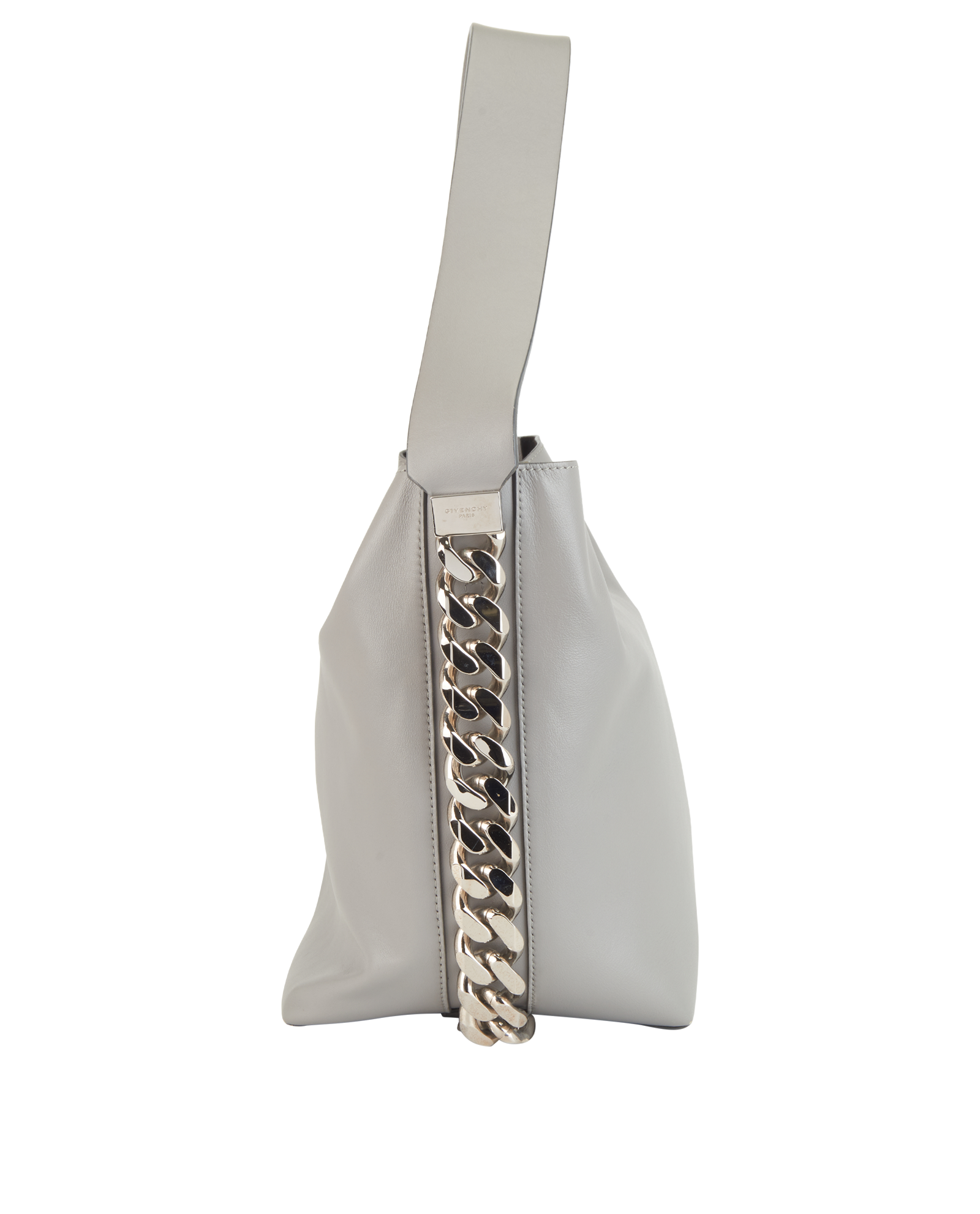 Infinity Bucket, &pound;350, Handbags, Grey, Leather, Bottom view